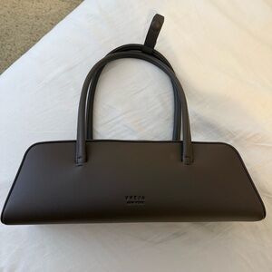 Chic Brown Leather Shoulder Bag